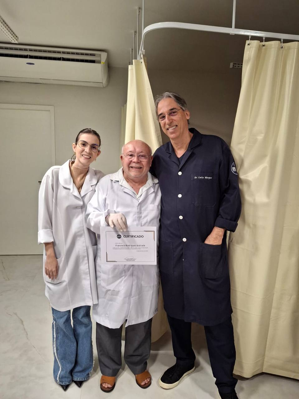 Registro de aluno certificado no curso ECUS